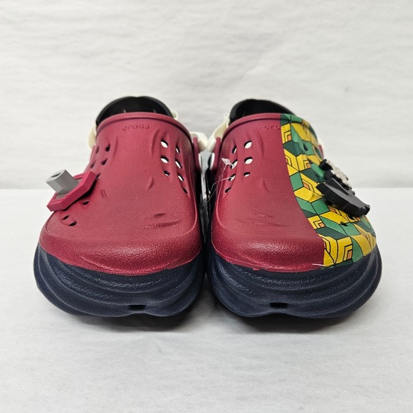Crocs‎ Echo Clog Demon Slayer Giyu Tomioka 211413-90H Burgundy Navy Men\'s Size 9 main image 8